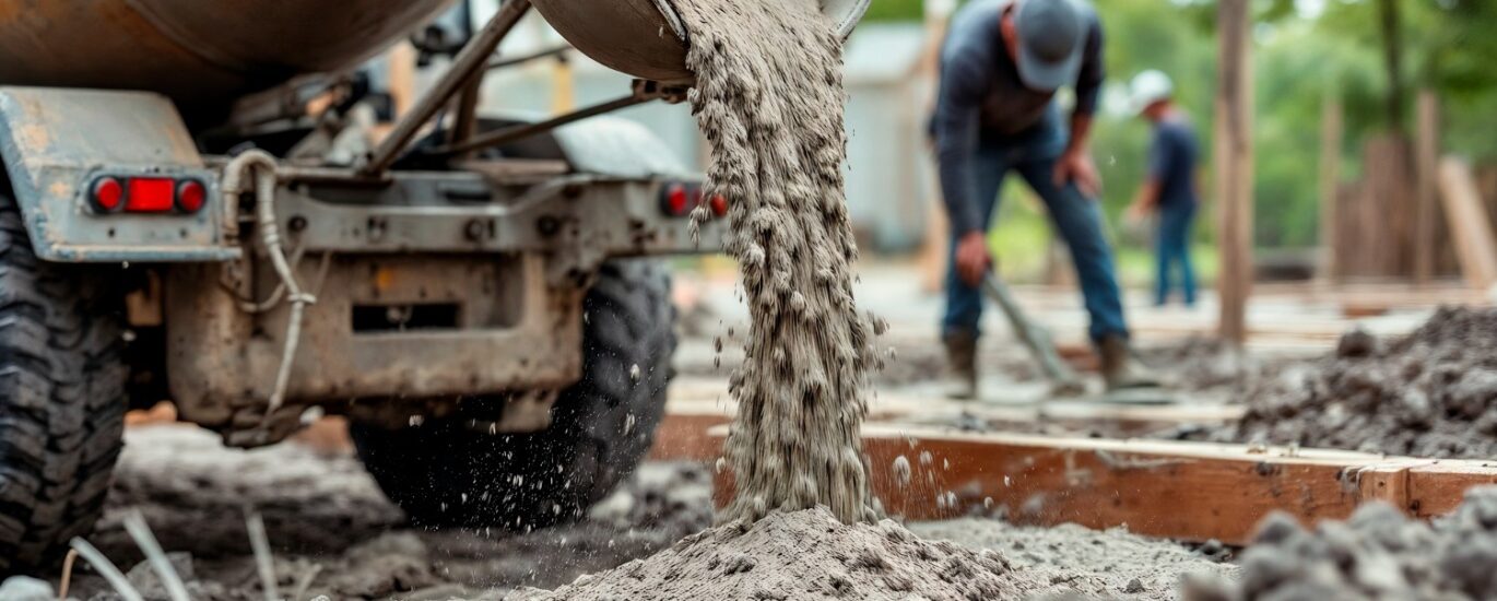 concrete batching plant.